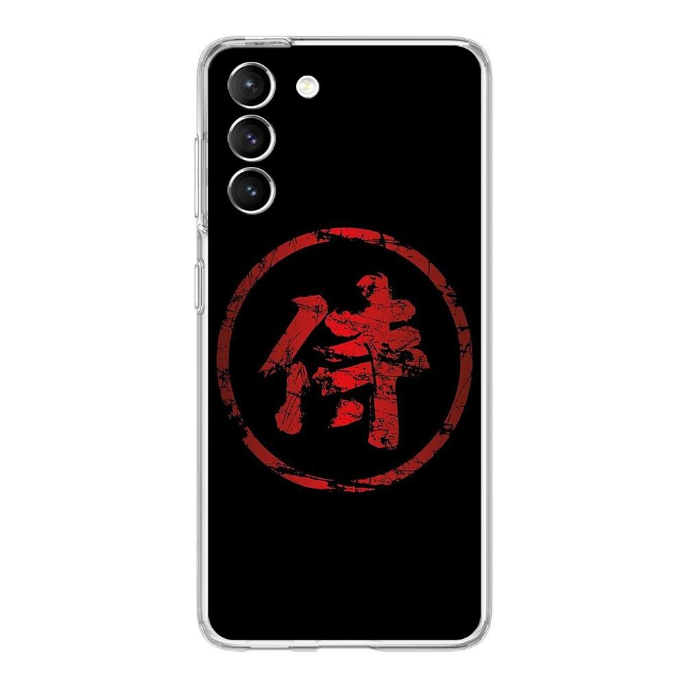 Japanese Bushido Samurai Clear Silicone Phone Case For Samsung Galaxy S23 S22 5G S20 Ultra S21 FE 5G S10E S9 S8 S10 Plus Cover