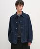 INSILENCE Peach Denim Chore Jacket Indigo