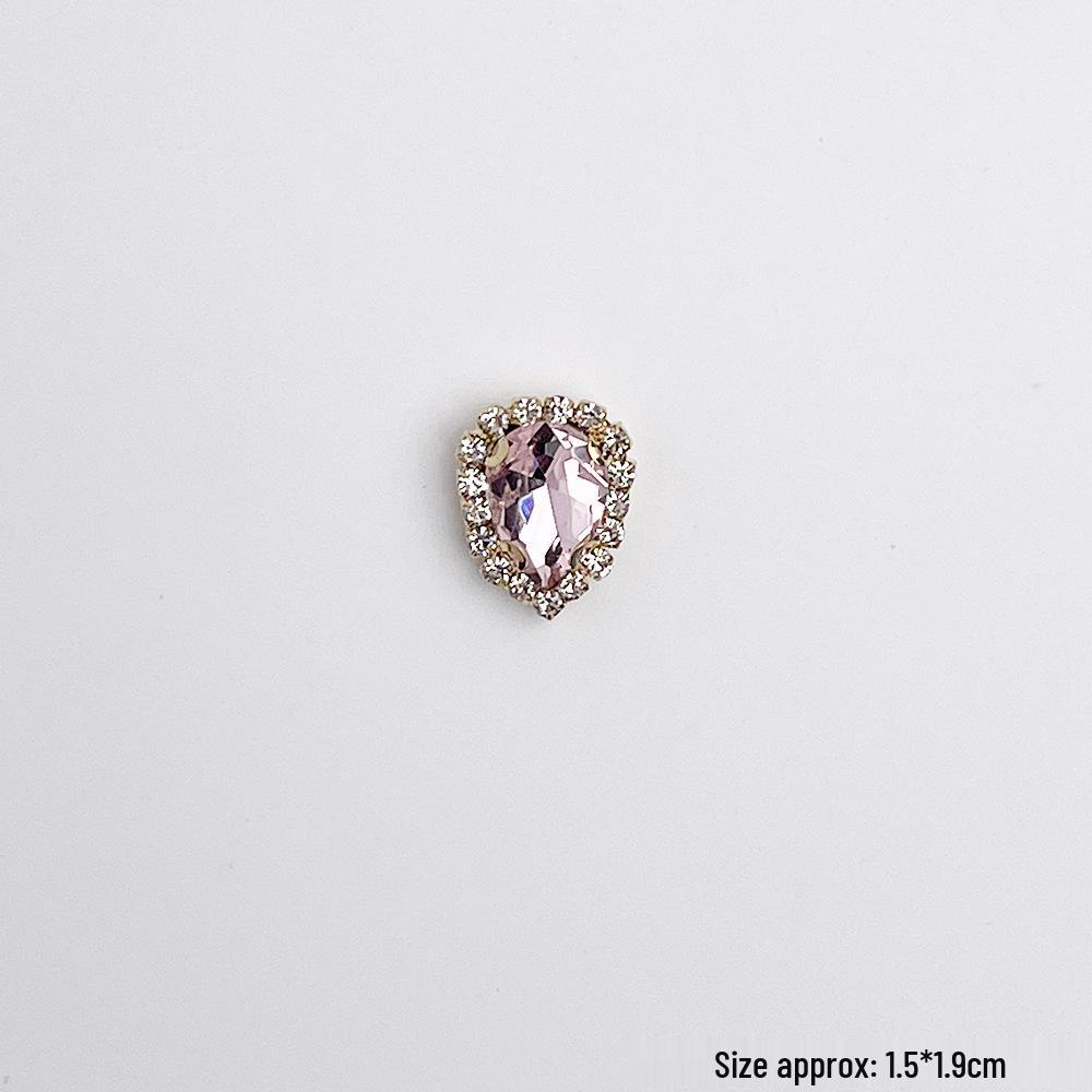 Decor Floare Sabot Aliaj Retro Stras - Catarame DIY High-End