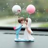 Car Ornament Model Auto Interior Decoration Perfume Clip Ornaments Balloon Kiss Anime Couples Dashboard Figurine Accessories
