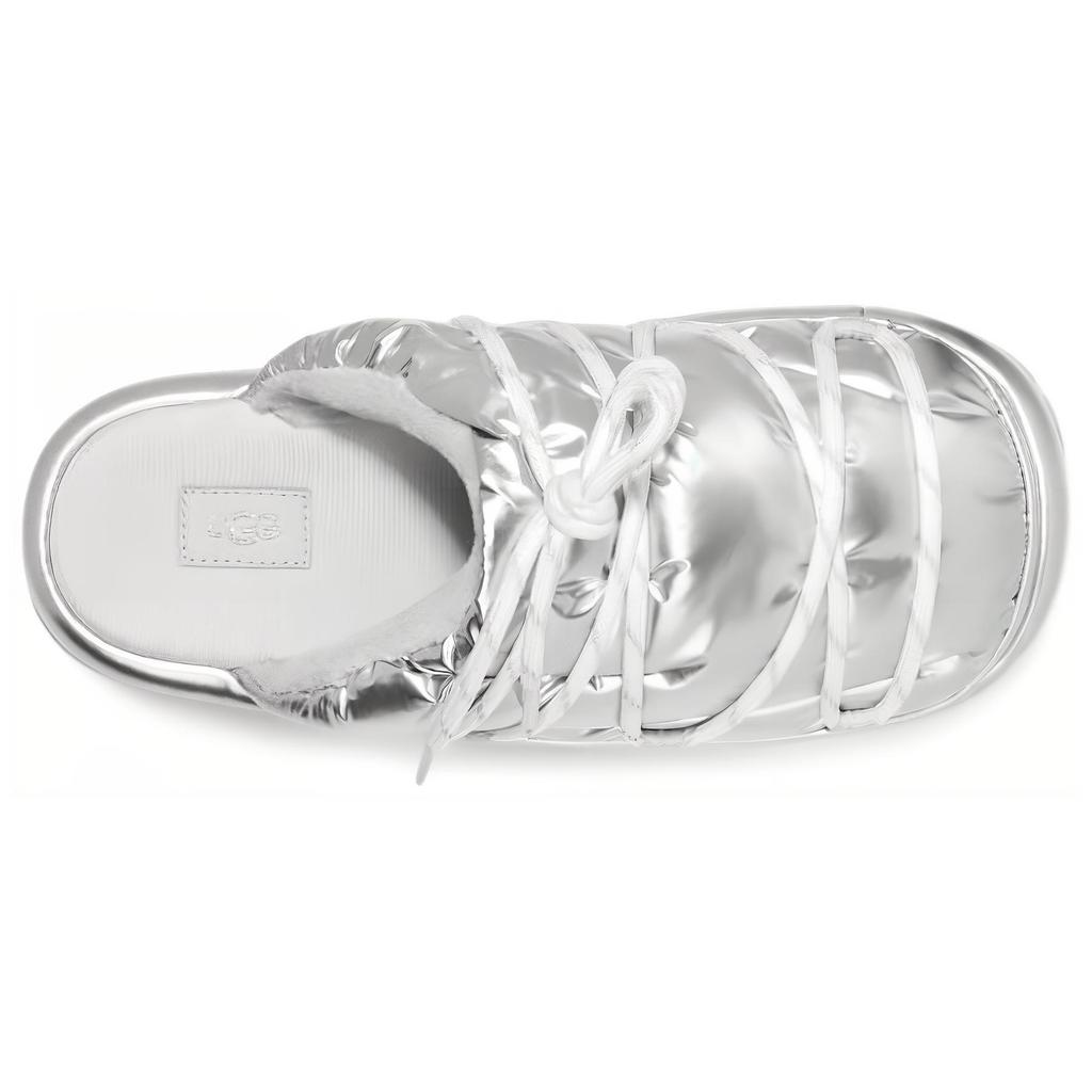 (WMNS) UGG Hi Shine Spaceslider Slide 'Silver' Women's 1149033-SLVR