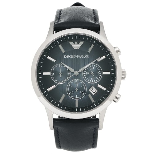 

Emporio Armani Men s Watch EMPORIO ARMANI AR2473 Navy Blue and Silver