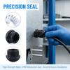 5 Stück Wasserdichte Kabelverschraubung PG7 Kunststoff Knickschutz Gelenk M12 Nylon PA66 Torsionsfeste Verschraubungen PG7/9/11/13.5/16/19/21 Stecker