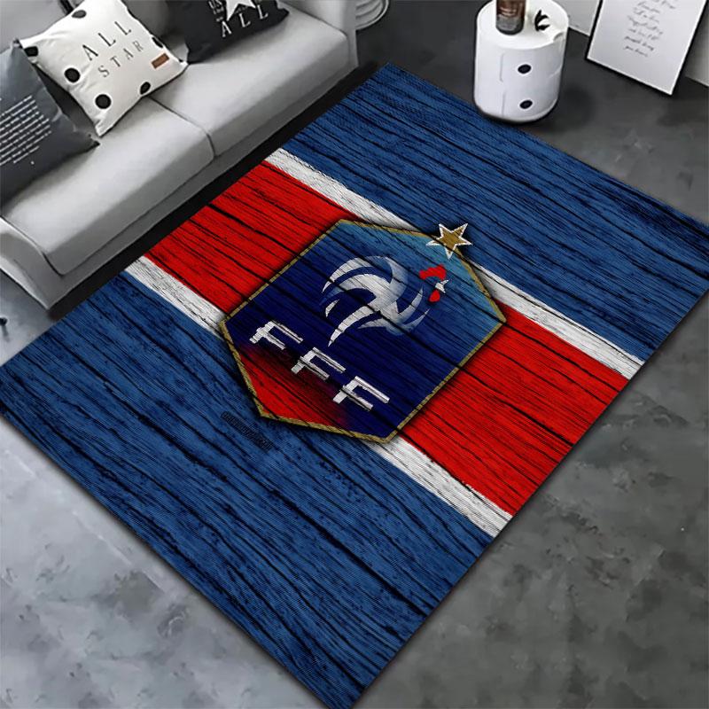 France National Football Team Carpet Rug for Living Room Bedroom Home Sofa Decoration,Kids Play Non-slip Floor Mat