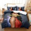 Megan The Stalion Bettwäsche-Set Einzelbett Doppelbett Druck Mit Kissenbezug Bett Weiche Bettdecke Weiche Einzel-Doppel-Queen Super King-Size Abmessungen Abmessungen