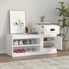 VidaXL Armoire à chaussures blanc 100x42x60 cm bois d'ingénierie 816416