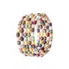 Bracelet - PEARLS &amp; COLORS - 5 Rangées - Perles d'eau douce 3-4 mm multicolores - Argent 925 - Qualité AAA+