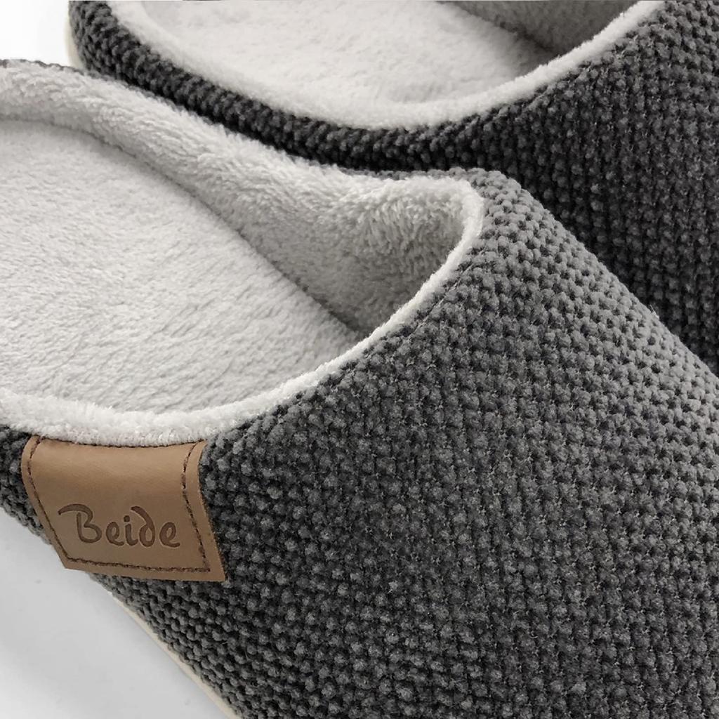 Senko Beide 97481 Indoor/Outdoor Slippers, Approx. 23cm-24cm, Gray,