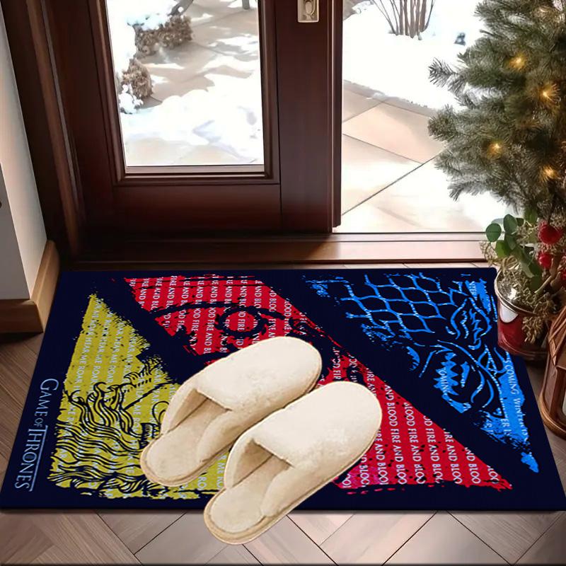 Thrones Dragon Fire And Blood Carpet, Chair Rug,Rug for Office Bedroom living rooms, Doormat decor Fan Gift Christmas Gift