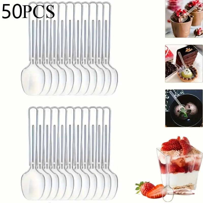 

100/50 Reusable Square Mini Cups Plastic Dessert Shooters for Parties Appetizers Halloween Wedding Hand Wash
