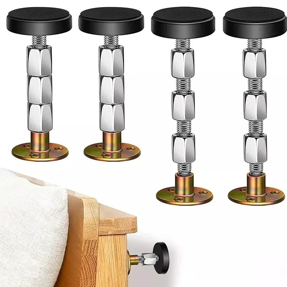 

2PCS Bed Frame Anti-Shake Tool Headboard Stoppers Adjustable Support Hardware Fasteners Self-adhesive Headboard Stabilizer S