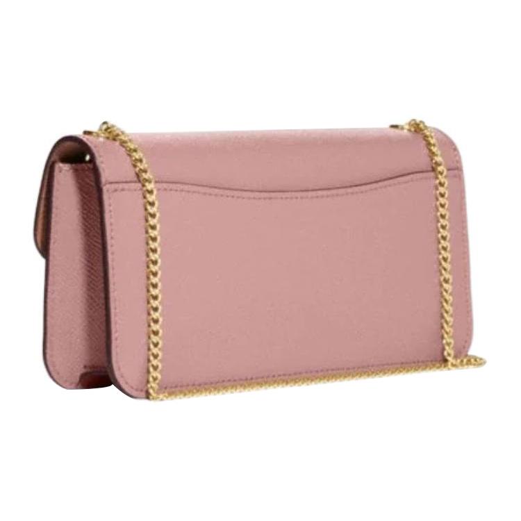 New COACH Morgan Leather Clutches Shoulder Bag Crossbody Bag Small Size Women's Pink CF476-IMDRO
