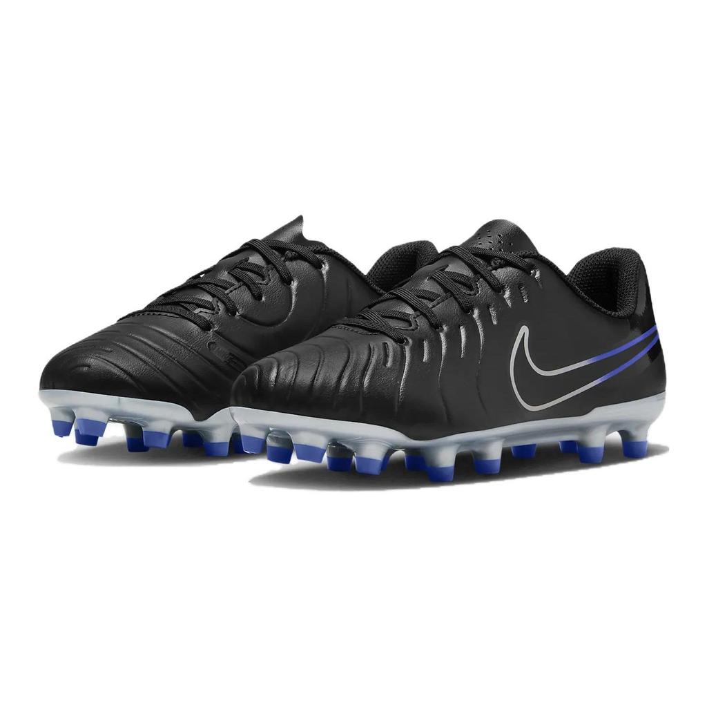 Nike Tiempo Legend 10 Club MG GS Shadow Pack Kids Sneakers Black Hyper-Royal Chrome DV4352-040