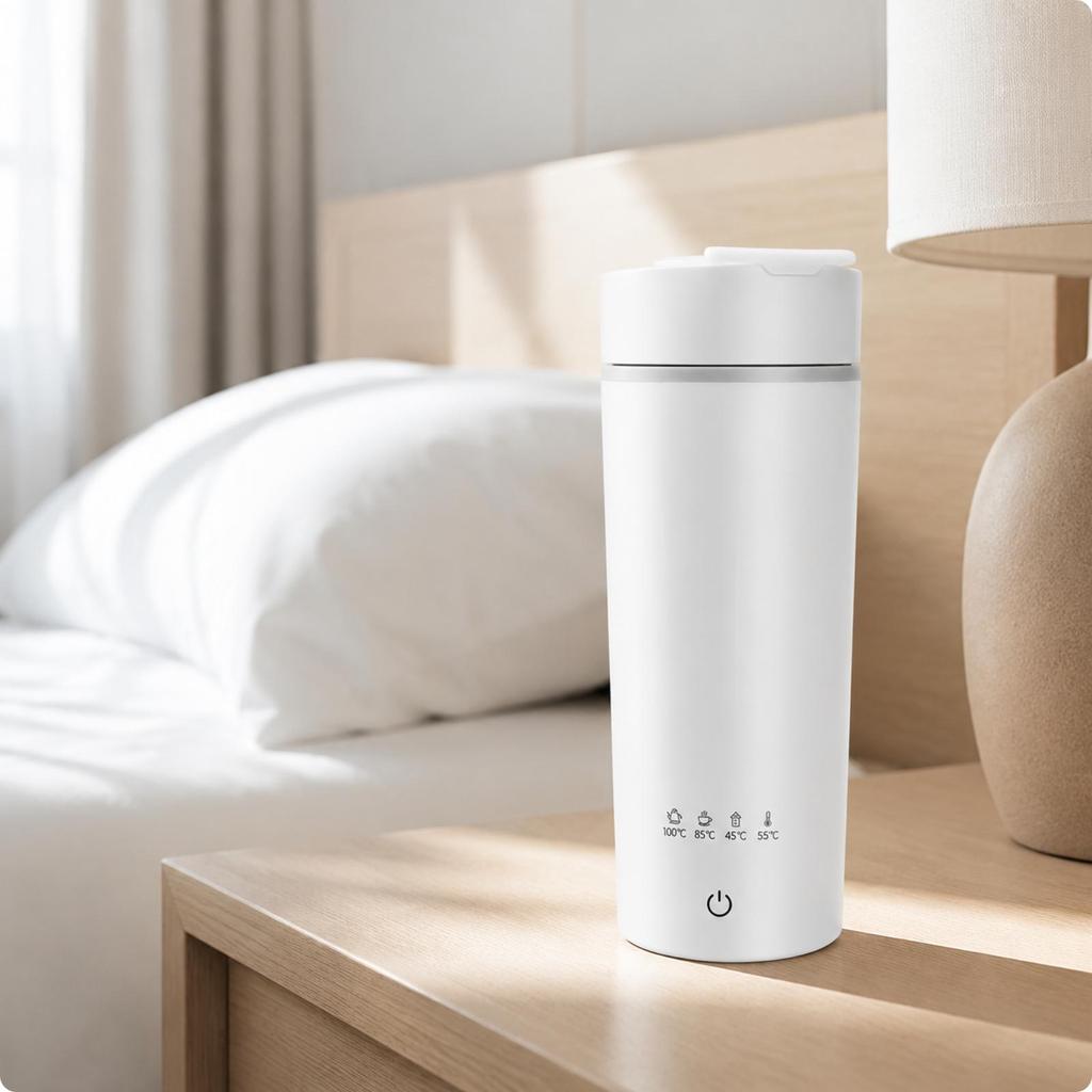 Portable Electric Heating Cup Compact Water Boiler for Office, Home