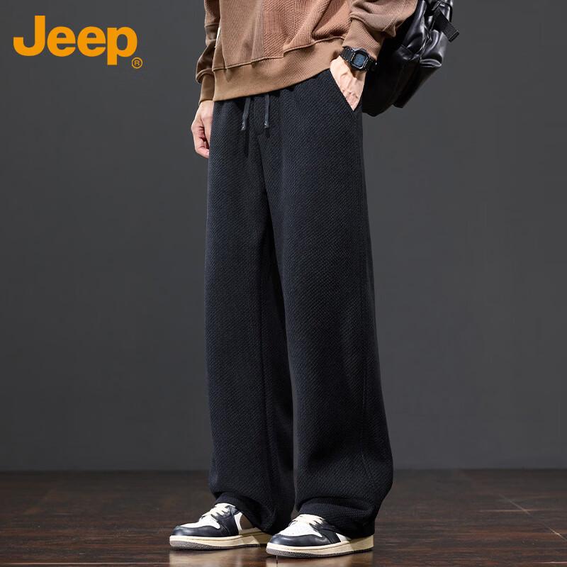 JEEP Men s Winter Fleece-Lined Straight-Leg Casual Pants 3XL