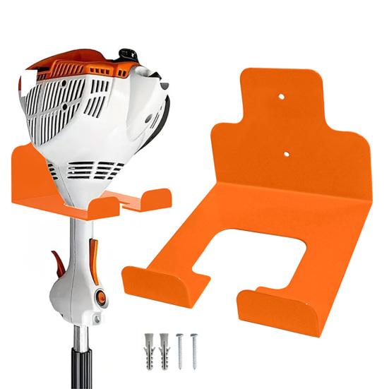 Garage Organizer Trimmer Holder Wall Mounted Garden Power Tool Hanger Heavy Duty Metal Weed Whackers Holder for Garage Shed Yard Grass Trimmer