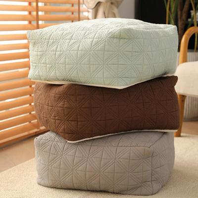 Unstuffed Fabric Quilted Cushion Cover Pouf Meditation Cushion Futon Balcony Tatami Mats Living Room Decor Unstuffed Cushion