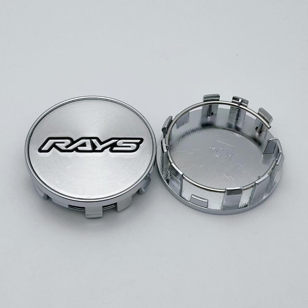 4pcs/Set O.D 54mm/I.D 50MM Rays Logo Emblem Car Wheel Center Rim Hub Caps Wheel Dust-proof Cover Car Fasion Styling Accessories