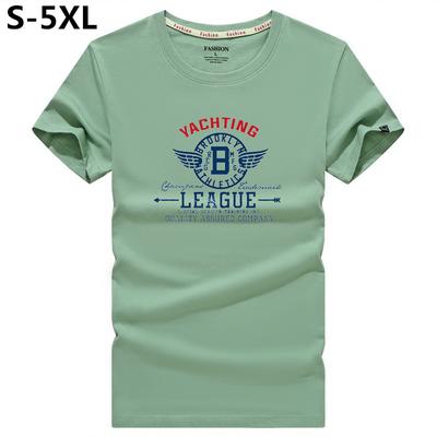 S-5XL Bavlna Pánské Tričko pro volný čas Fitness trička s krátkým rukávem Pánská Slim Mikina Tričko Tričko Steetwear