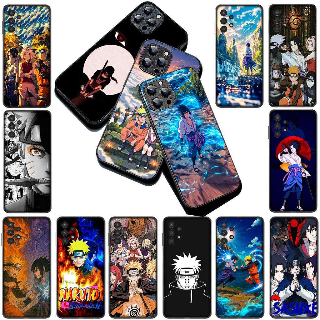 Phone Cover for Apple iPhone 16 14 15 Plus 11 Pro Max 16E ProMax + 16Plus 15+ 14+ Soft Silicone Case Narutos Uchiha Sasuke