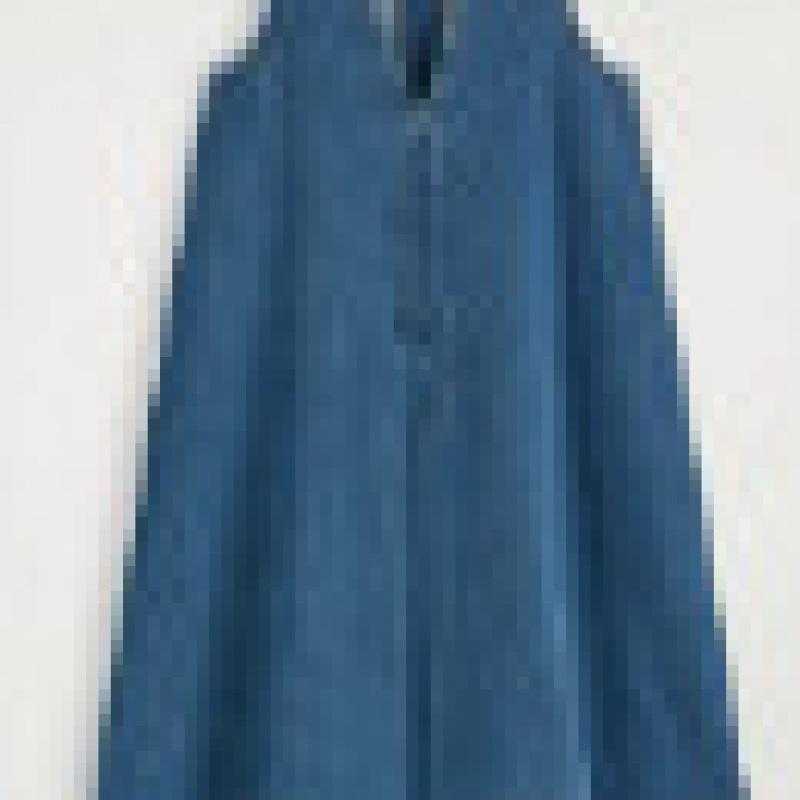 European & American Style Summer Casual A-line Denim Dress