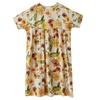 Short Sleeve Plus Size Cotton Vintage Floral New In Dresses for Women Casual Loose Long Summer Dress