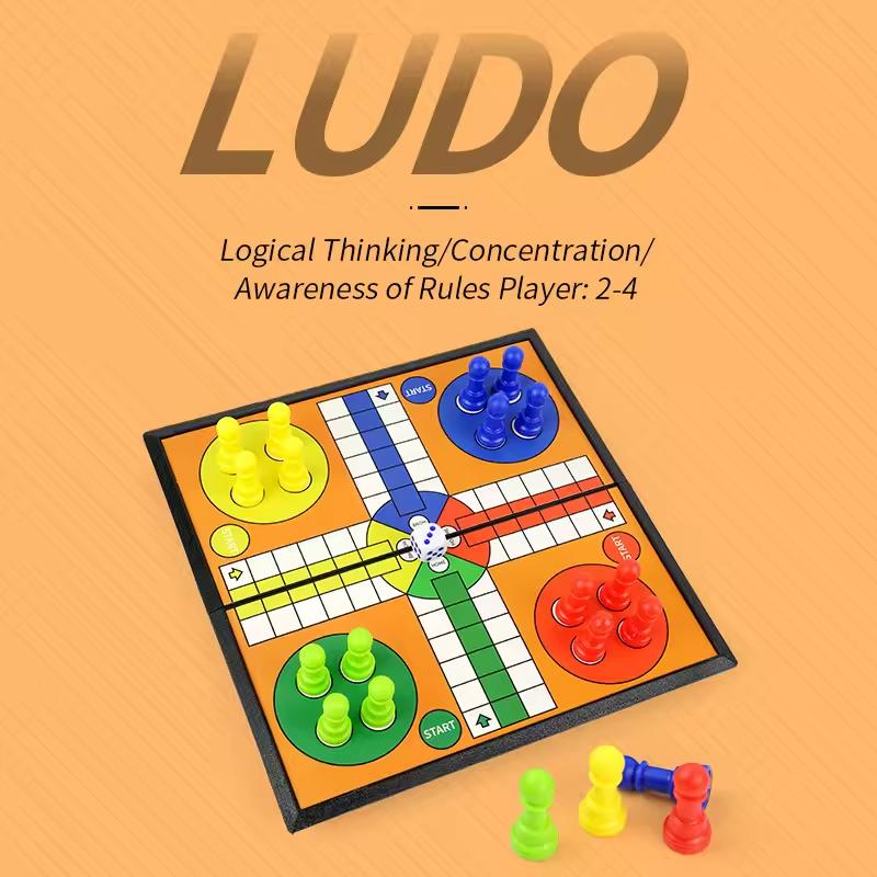 Sada hry Ludo Strategická hra Interakce rodičů Skládací deska Cestovní rodinná hra Pro párty Hračka Interaktivní desková hra