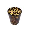Brown Tortoise Glass, Retro-Style Glass Leopard Print Cup High-End Water Cup, Suitable Kitchen Home, Daily Drinking Water