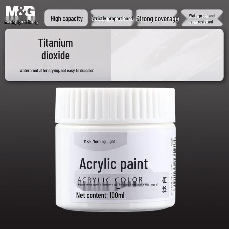 M&G Acrylic Paint Titanium White 100ml