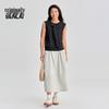 Women's Shawl-Style Knitted Sleeveless Top