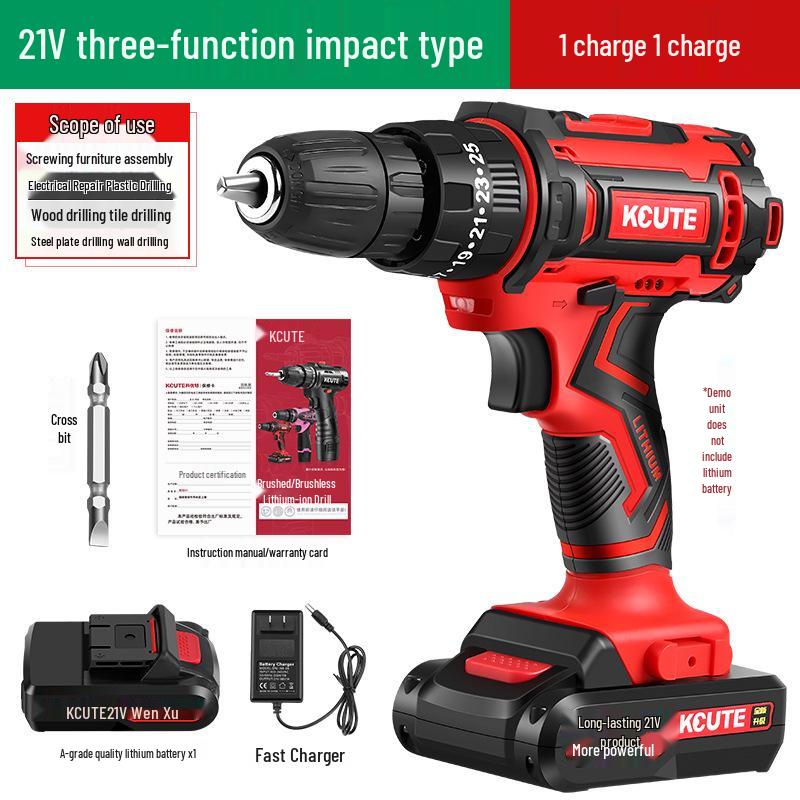 Compact Rechargeable Lithium Handheld Drill & Electric Screwdriver