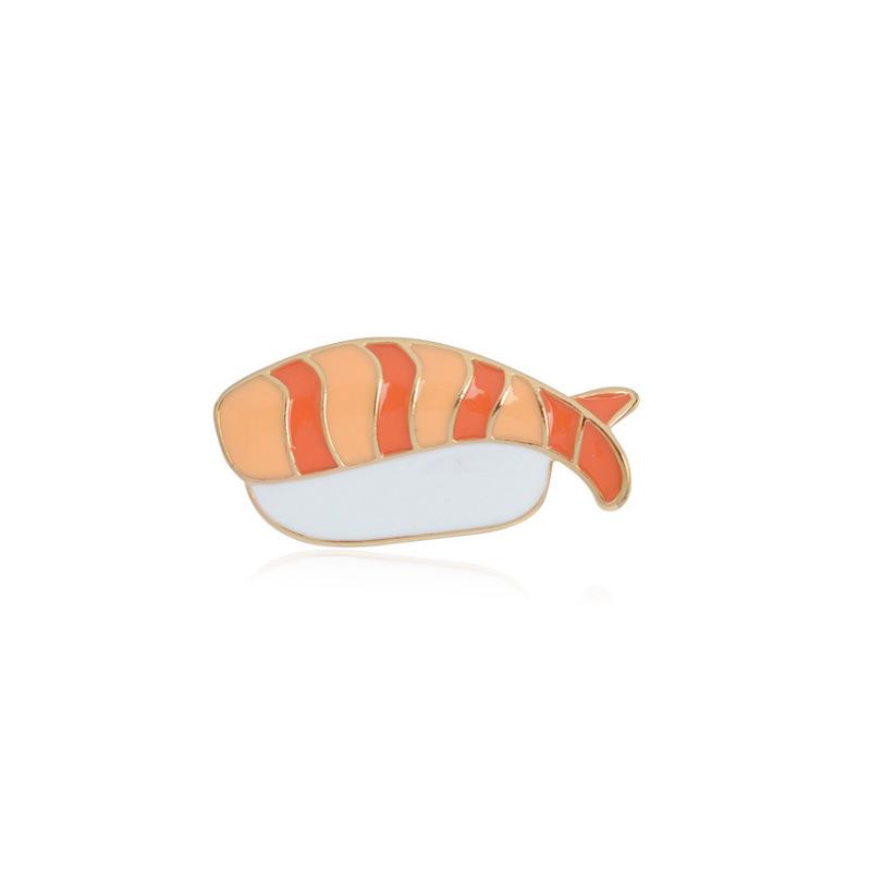 Creative Cartoon Seaweed Rice Sushi Bento Brooch - Drip Glaze Accessories