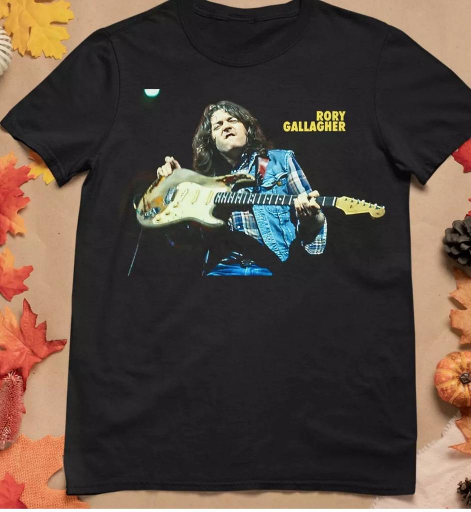 26 Hot Singer Rory Gallagher Black Cotton T Shirt Men All Size S M L 234XL Unisex T-Shirt
