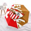 Printed Seville logo Folding Umbrella,Outdoor,Leisure,And Travel Umbrella,Durable Umbrella Fabric,Birthday And Holiday Gift