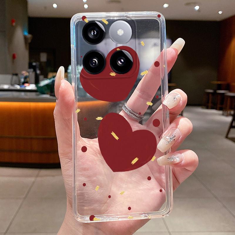 For Xiaomi 14T / Xiaomi 14T Pro Case Clear Luxury Fashion Butterfly Flower Soft TPU Silicone Casing Cover Transparent Phone Case
