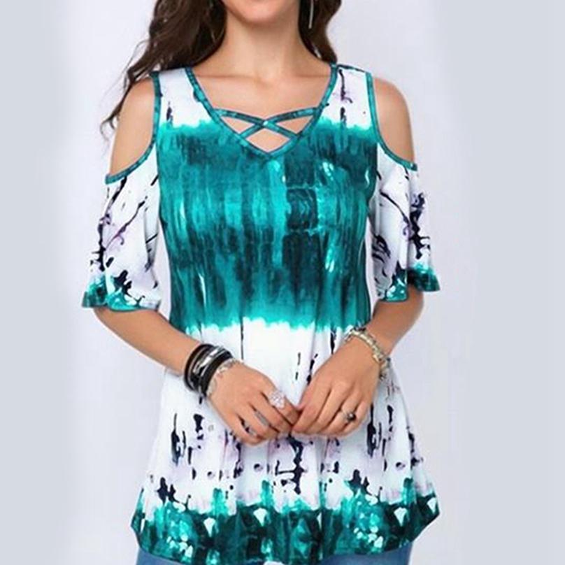 European and American Summer Women's Large Size Elegant Casual Shirt Printing Fashion T-shirt
