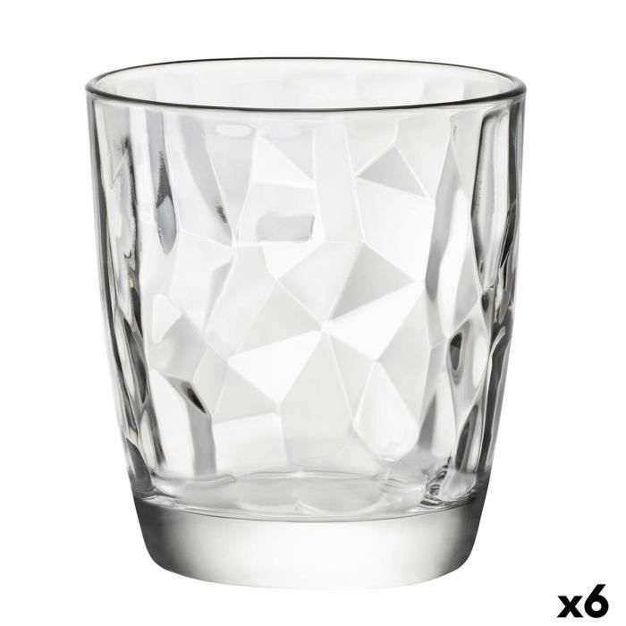 Verre - Bormioli Rocco - Diamond - 390 ml - Pack de 6 - Compatible lave-vaisselle