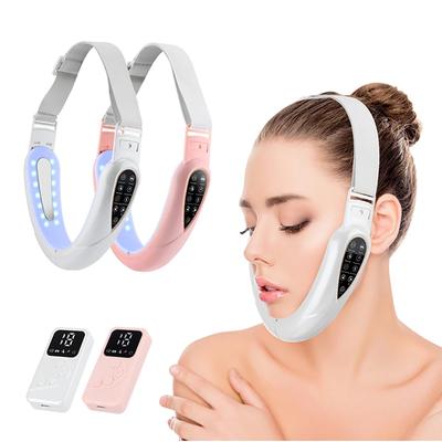V-Face Lifting Device LED Skin Rejuvenation Facial Cheek Firming Beauty Belt with Remote Control