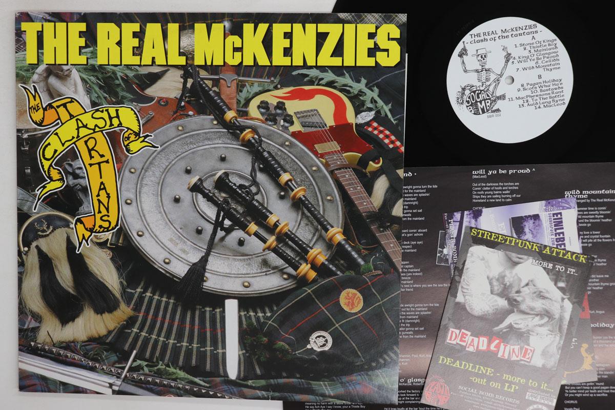 Виниловая пластинка REAL MCKENZIES Clash Of The Tartans SBR002 SOCIAL BOMB 2001 Германия Рок Б/у