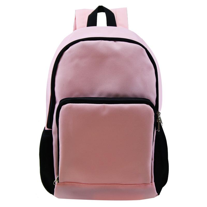 Casual folding backpack, student schoolbag, blank mountaineering bag, a customized backpack, and a customized heat transfer bag.