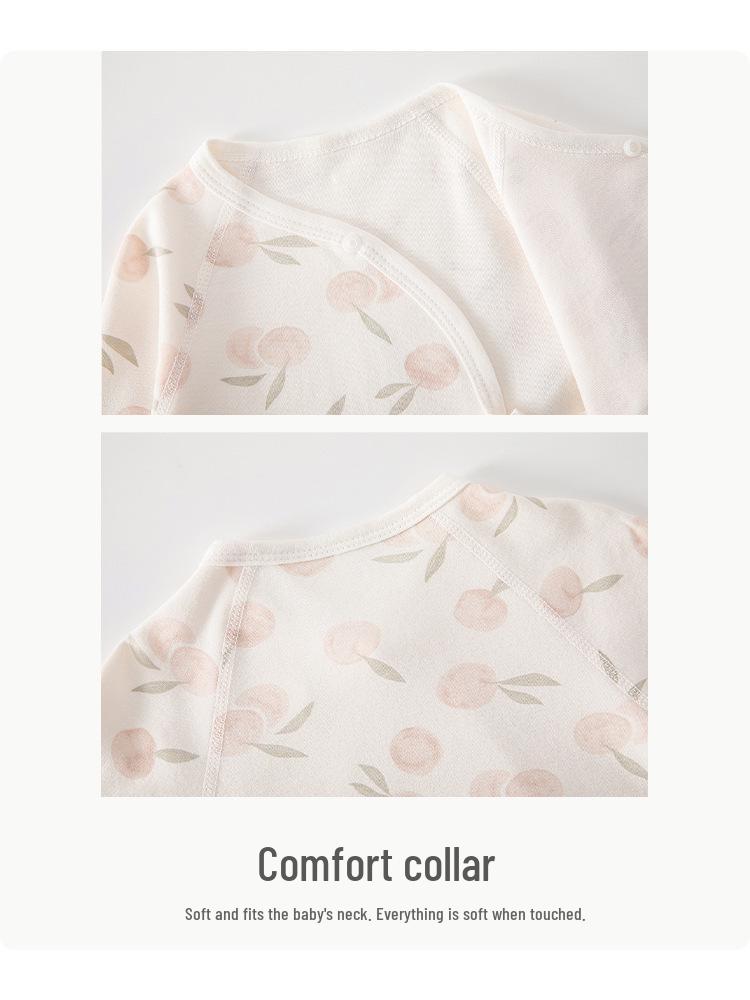 Butterfly Baby Bodysuit: Pure Cotton Newborn Jumpsuit for Spring & Autumn - Cute Crawling Outfit