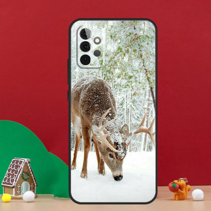 Deer Reindeer Animal Case For Samsung Galaxy A17 A06 A16 A56 A36 A54 A34 A14 A52 A32 A13 A23 A33 A53 A15 A35 A55