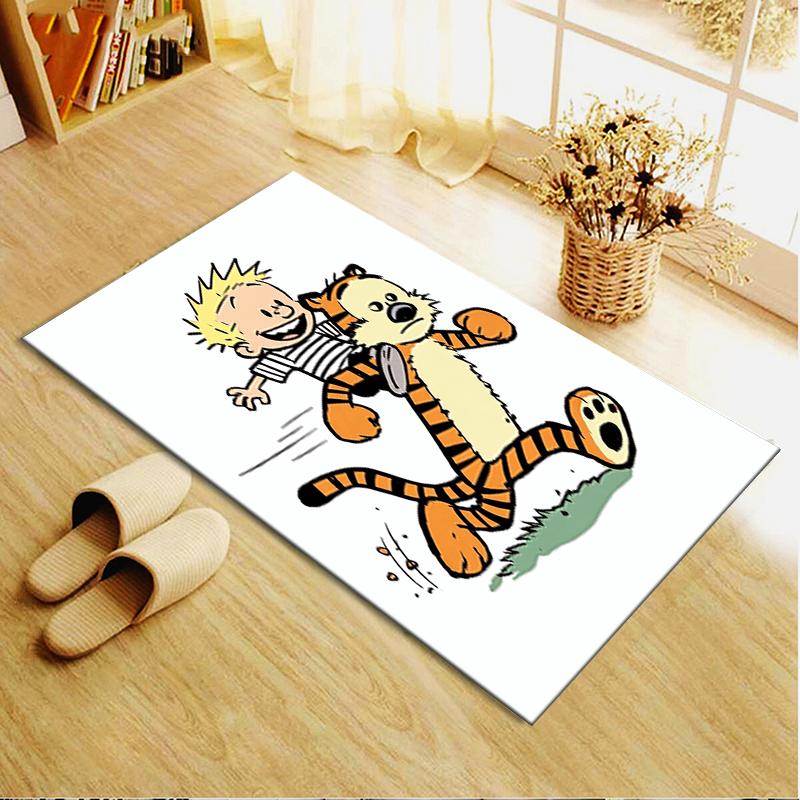 2025 New Calvin and Hobbes Carpet Rug for Living Room Bedroom Home Sofa Decoration,Kids play Non-slip Floor Mat