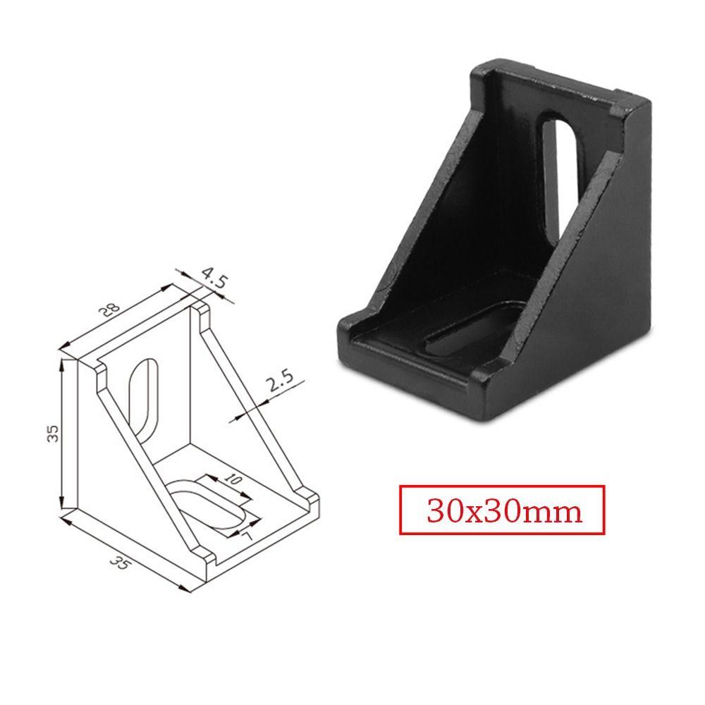 5Pcs/set Fasteners Angle Bracket 90 Degree Corner Support Bracket Durable L-Shaped Connector