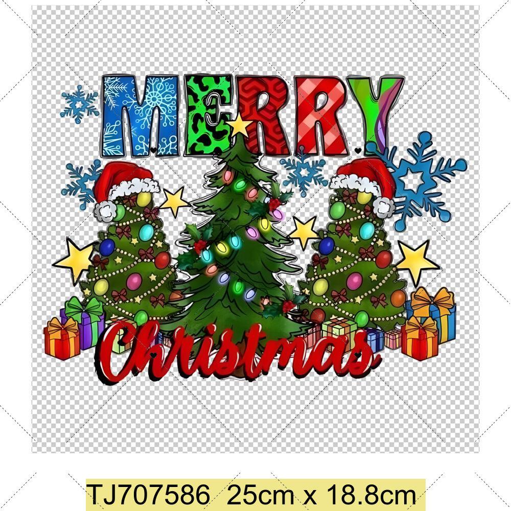 Heiße Weihnachts-Aufbügelbilder Weihnachtsmann-Aufnäher DIY-Zubehör Hoodies Jeans Kunsthandwerk Bügeln Wärmeübertragungs-Aufkleber Aufnäher