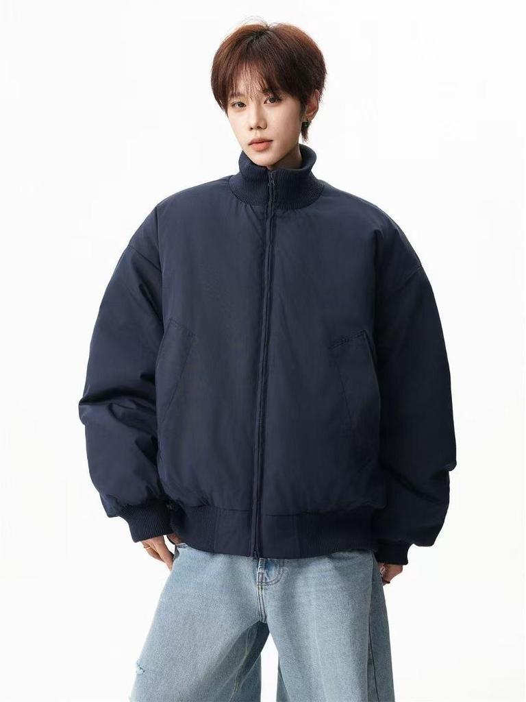 Men's Trendy Stand Collar Pilot Jacket - Autumn Collection