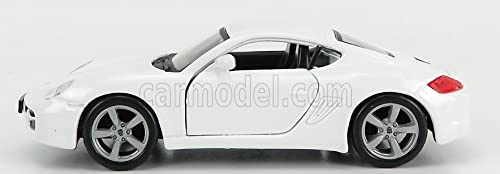 Bburago 1/32 Scale Porsche Cayman S 2007 (White) Diecast Model Car [Imported]