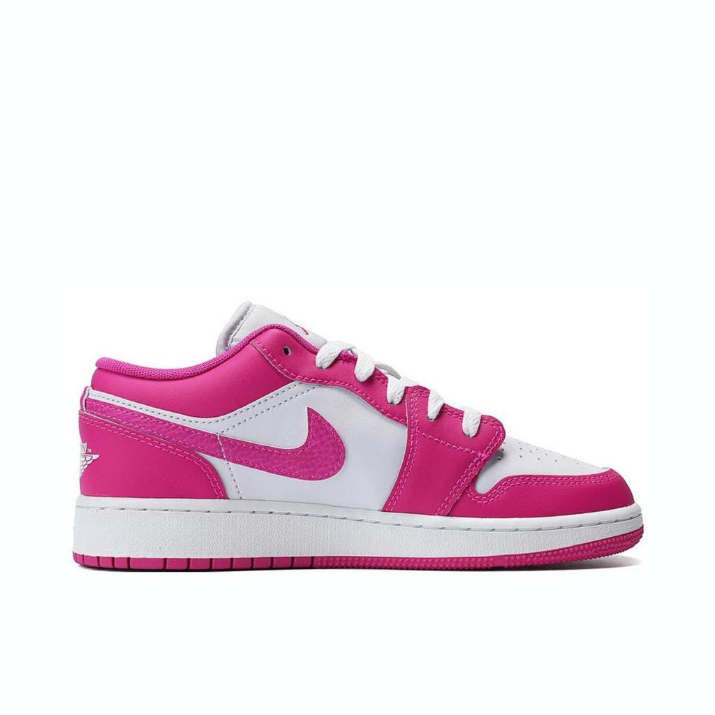 Jordan Air  1 Synthetic Leather Low Outdoor Basketball Shoes Kids Sneaker Pink FY8486-600_20250216162332