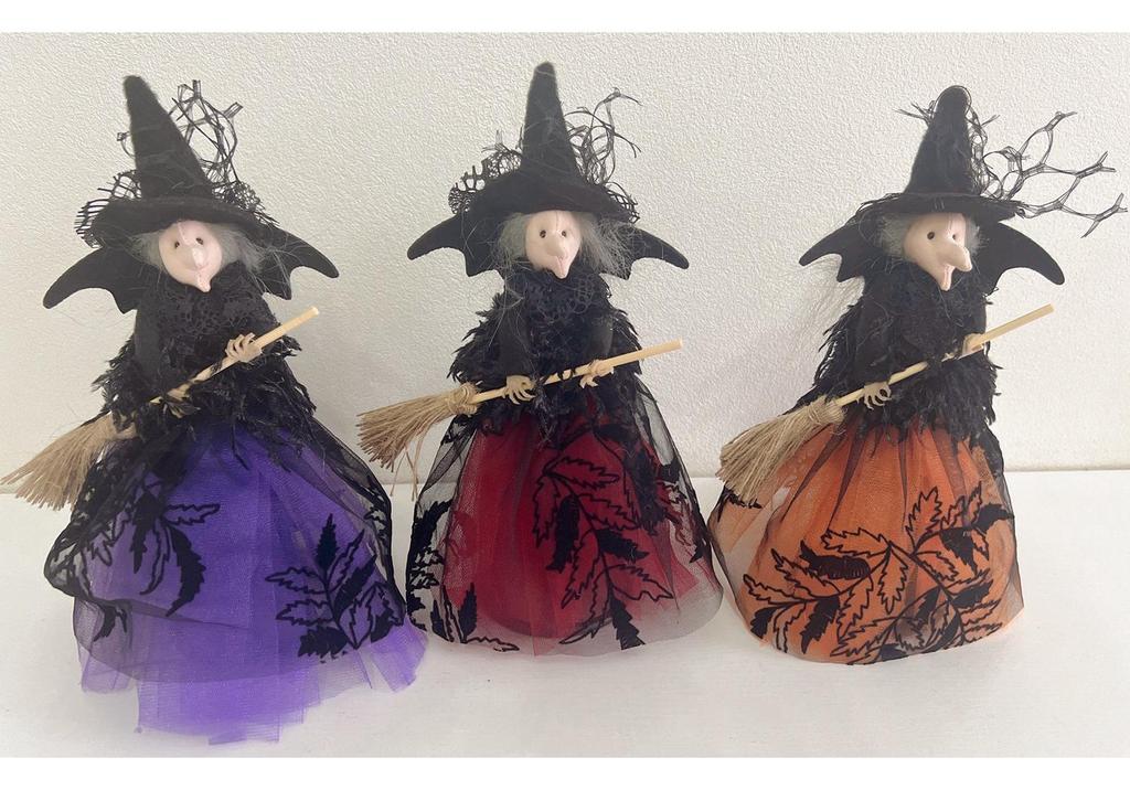 Witch Tree Topper & Halloween Decoration Ornament