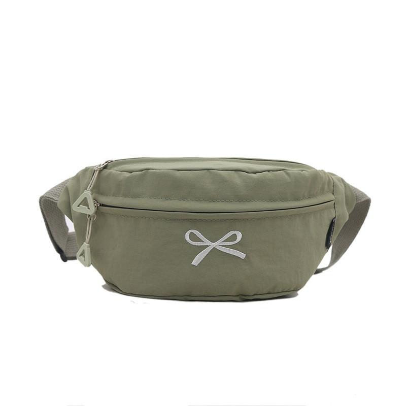 Canvas Butterfly Bow Crossbody Bag For Casual Streetwear Women